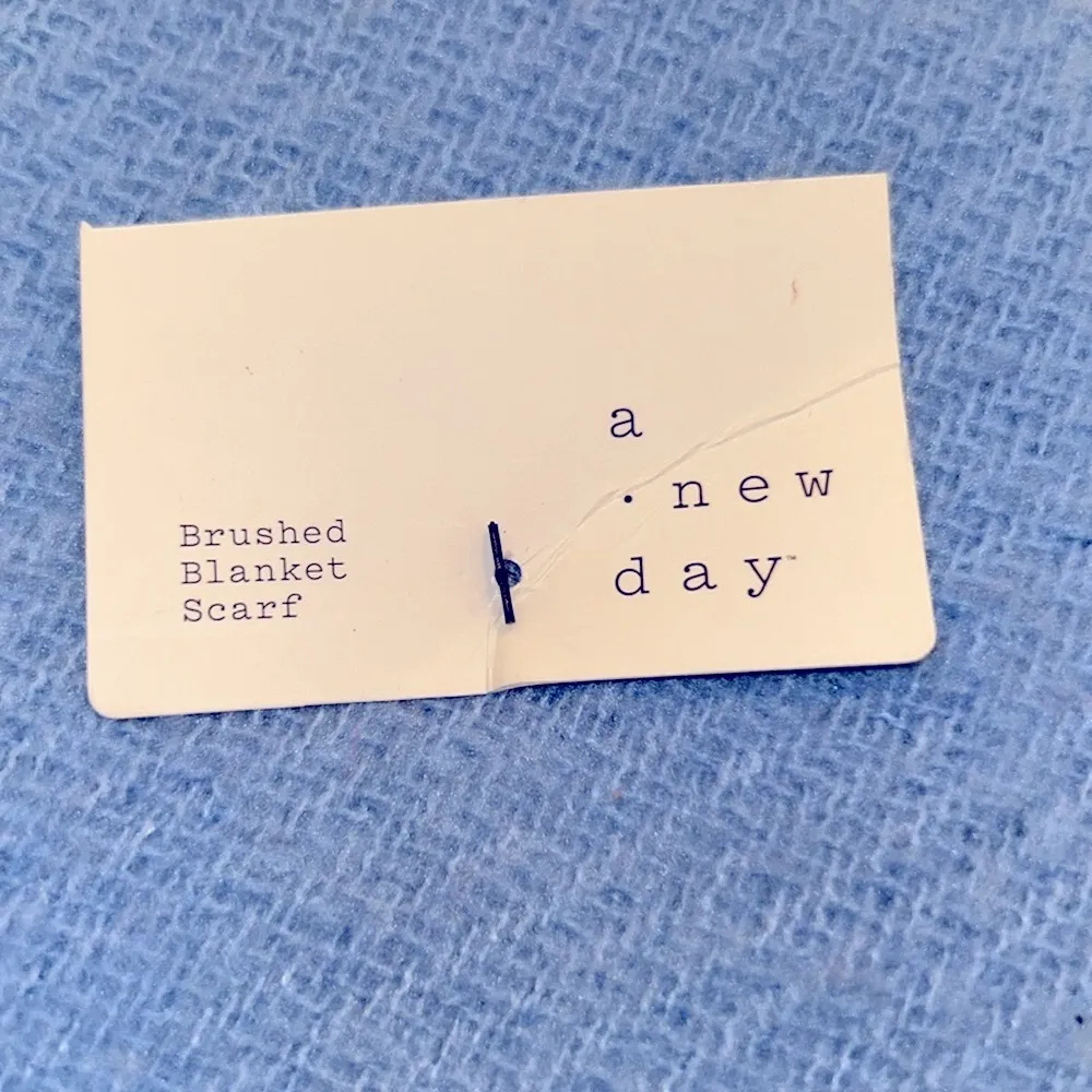 A New Day blue long scarf - Image 2