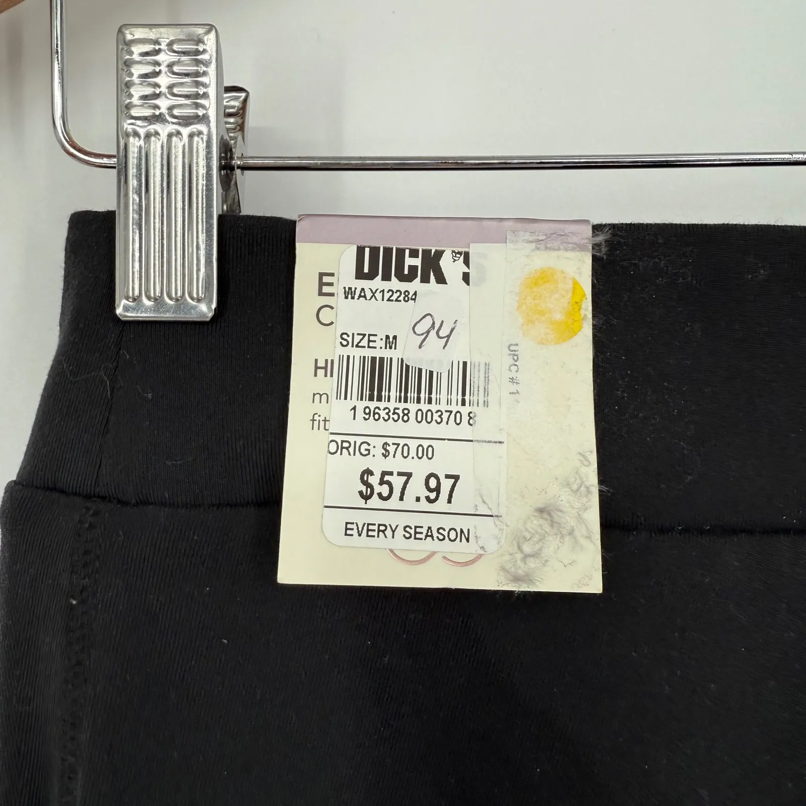 CALLA Black Crossover Waist Capri Leggings Size M Athleisure Workout Fitness Size M - Image 7