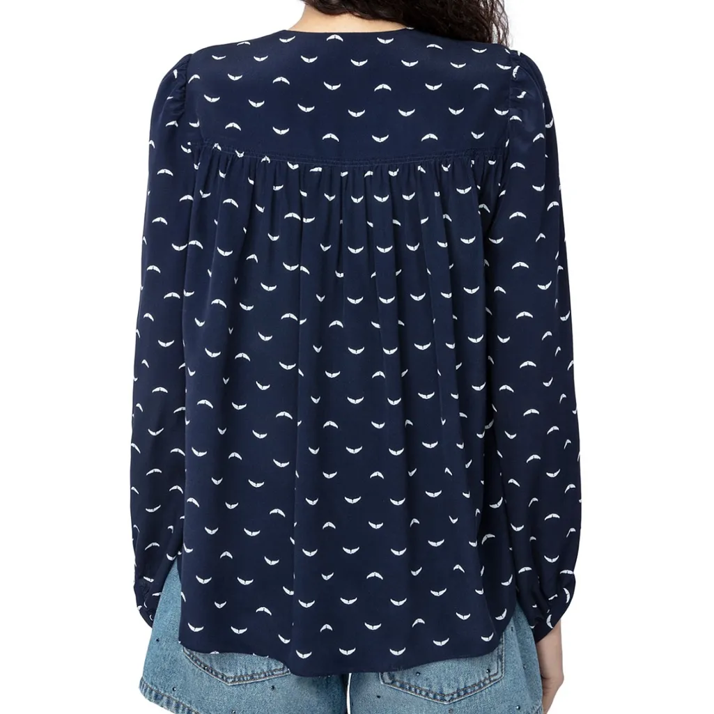 NWT Zadig & Voltaire Turin Silk Blouse - Image 2