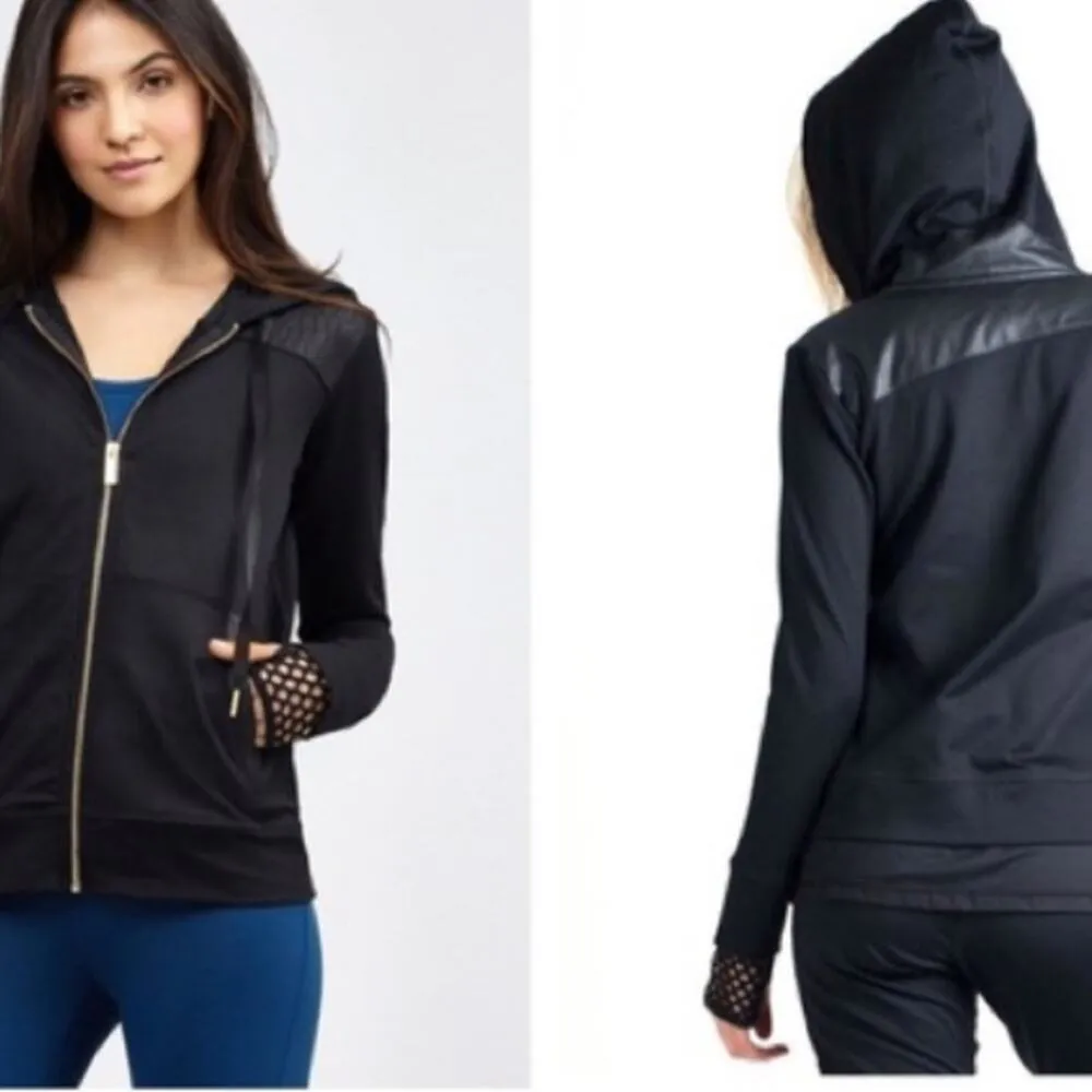 Alala Black Neutron Fleece Zip Up Hoodie Size XS - Image 8