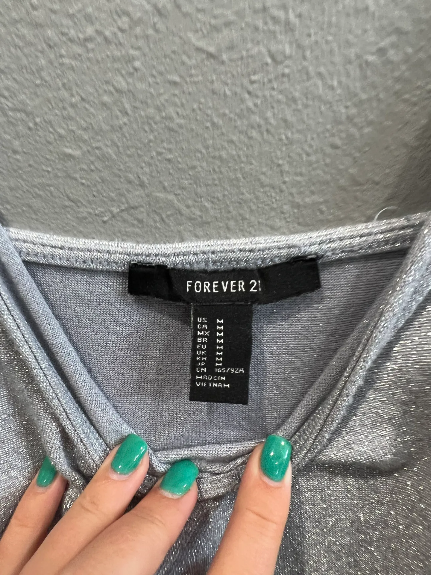 Sparkly  Crop Top - Image 2