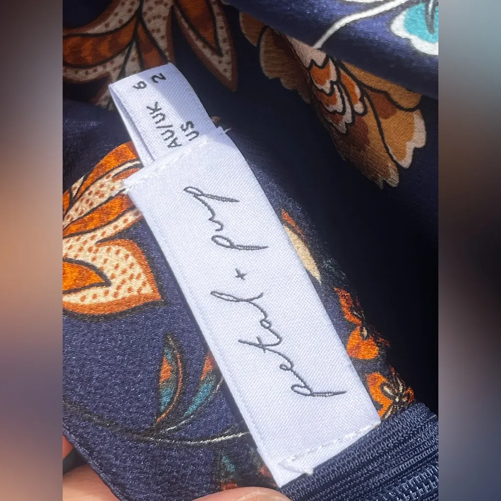 Petal & Pup Womens Alejandra Cowl Neck Midi Dress - Image 12