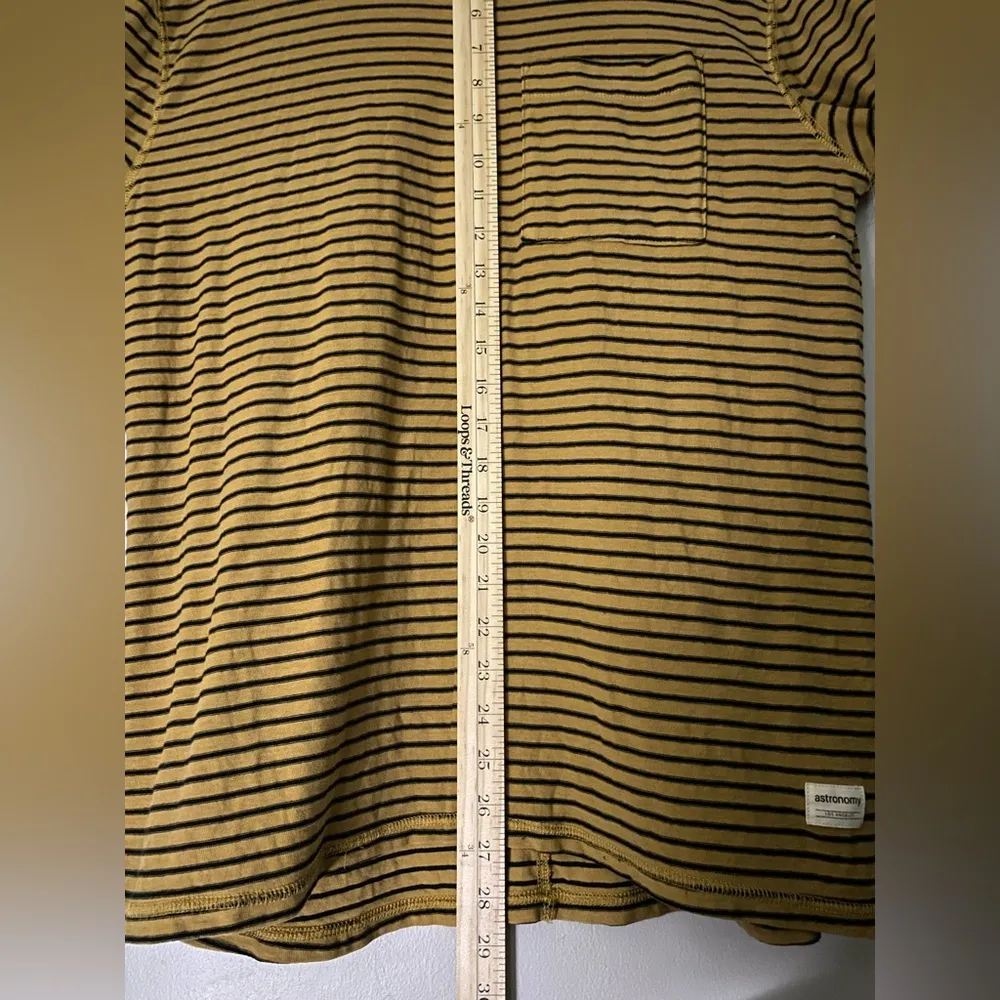 Black and mustard Striped gold yellow Long - Image 6