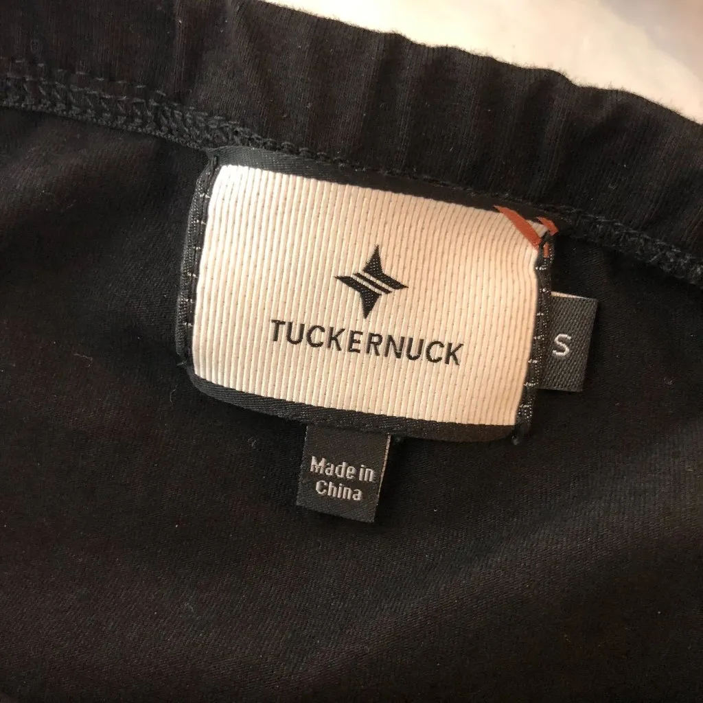 NWOT Tuckernuck Black 3/4 Sleeve Off the Shoulder Marissa Tiered Midi Dress Sz S - Image 5