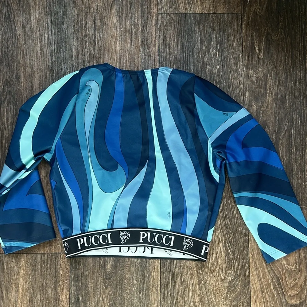 Pucci MARMO-PRINT CROP TOP - Image 4