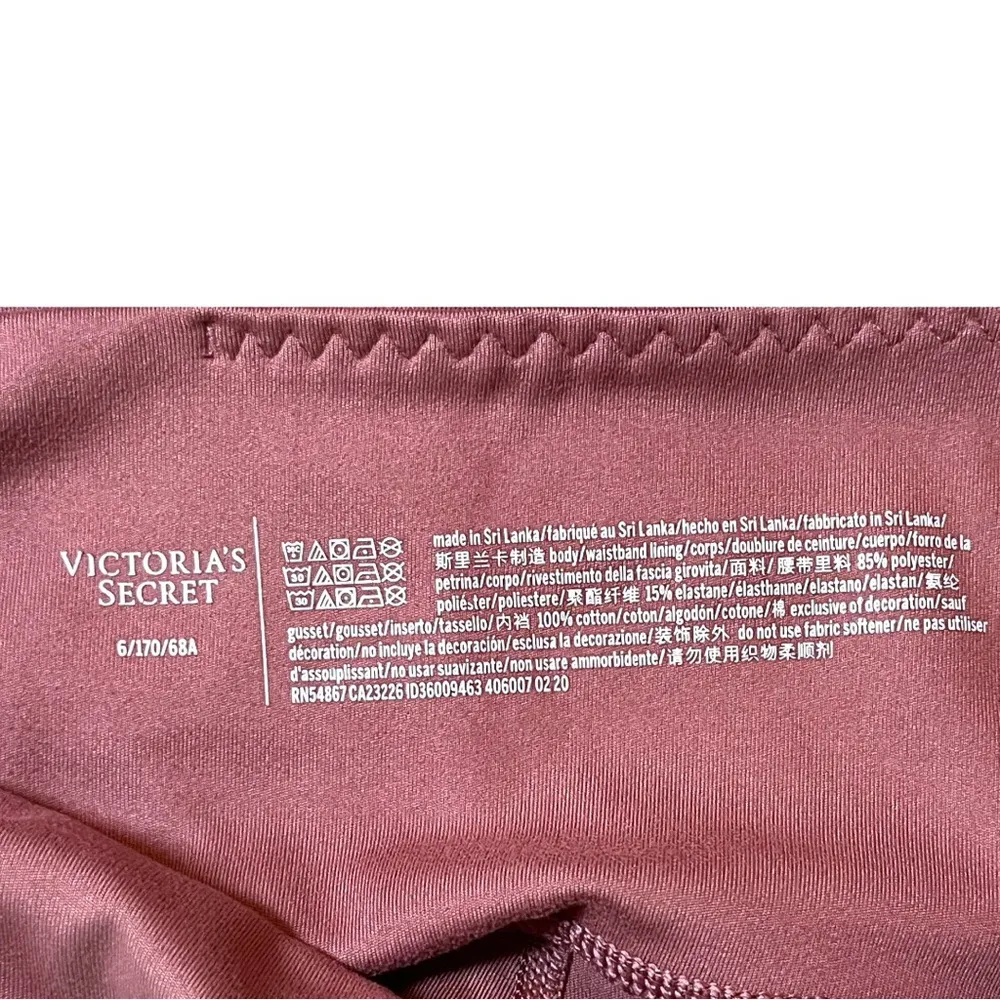 Victoria’s Secret Athletic Blush Pink Pocketed Leggings Women's Size 6 High Rise - Image 4