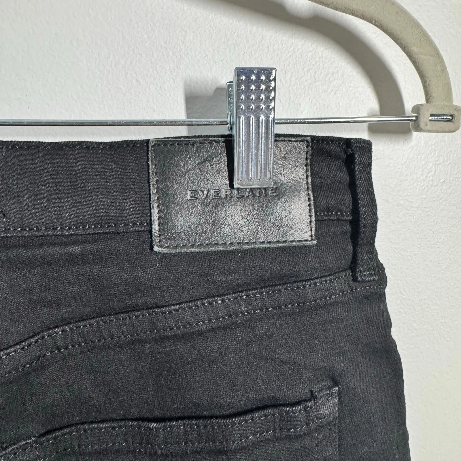 Everlane Ankle Jean Women 29 Black Straight Skinny Minimal Modest Closet Staple - Image 5