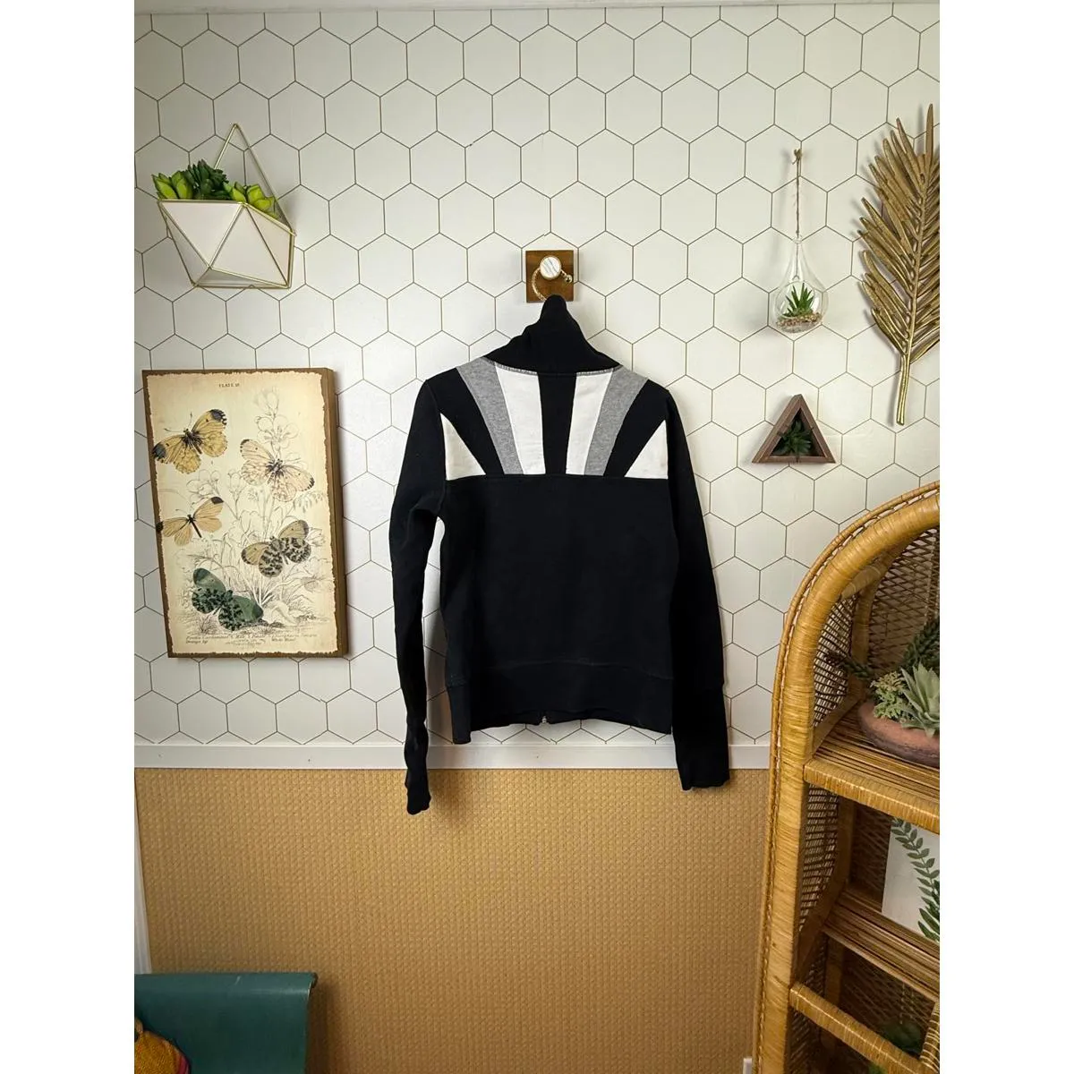 **RARE** Lululemon Vintage Black Igloo Sunrise Full Zip Fleece Jacket - Size - 8 - Image 3