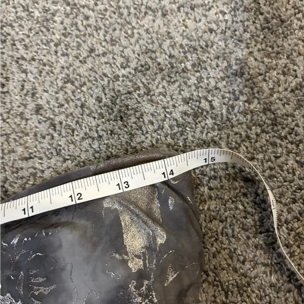 Y2K Strapless Mini Dress Gray Size M - Image 4