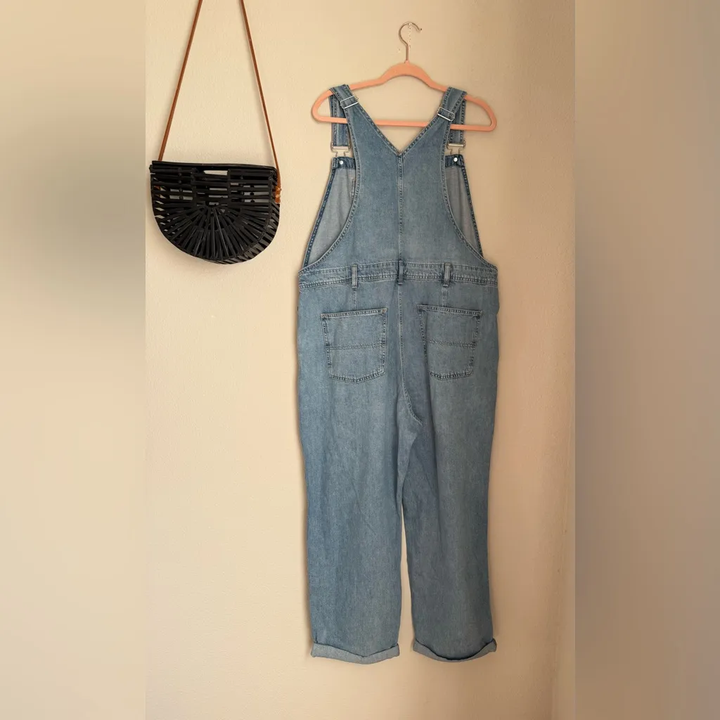 NWT GAP Denim Blue Jean Overalls, Size XL - Image 4