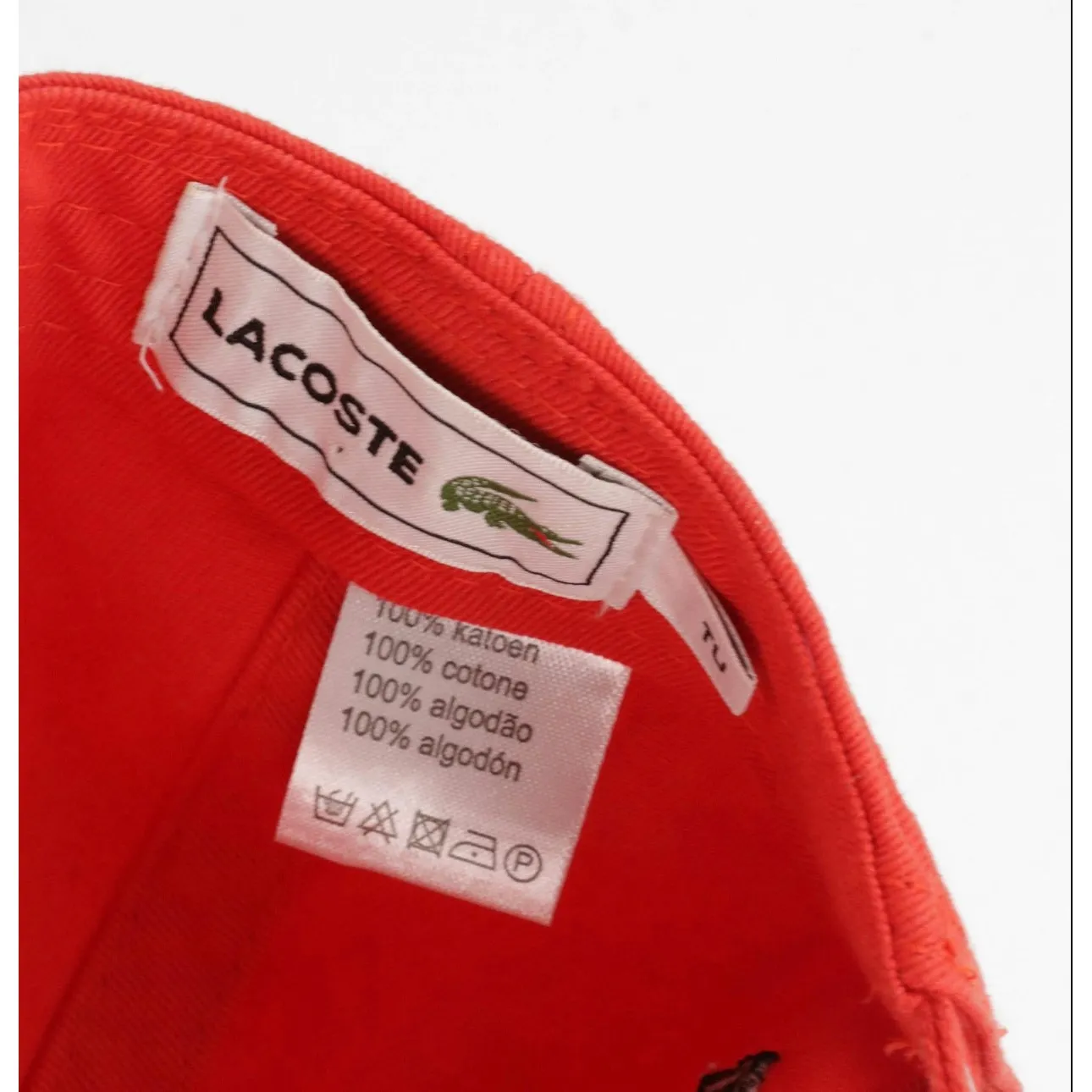 Lacoste IZOD Women’s Red Ballcap - Image 5