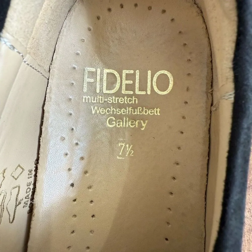 NWOB Fidelio Namir Slip On Black Nubuck $240 7.5uk 9.5us Size 9.5 - Image 5