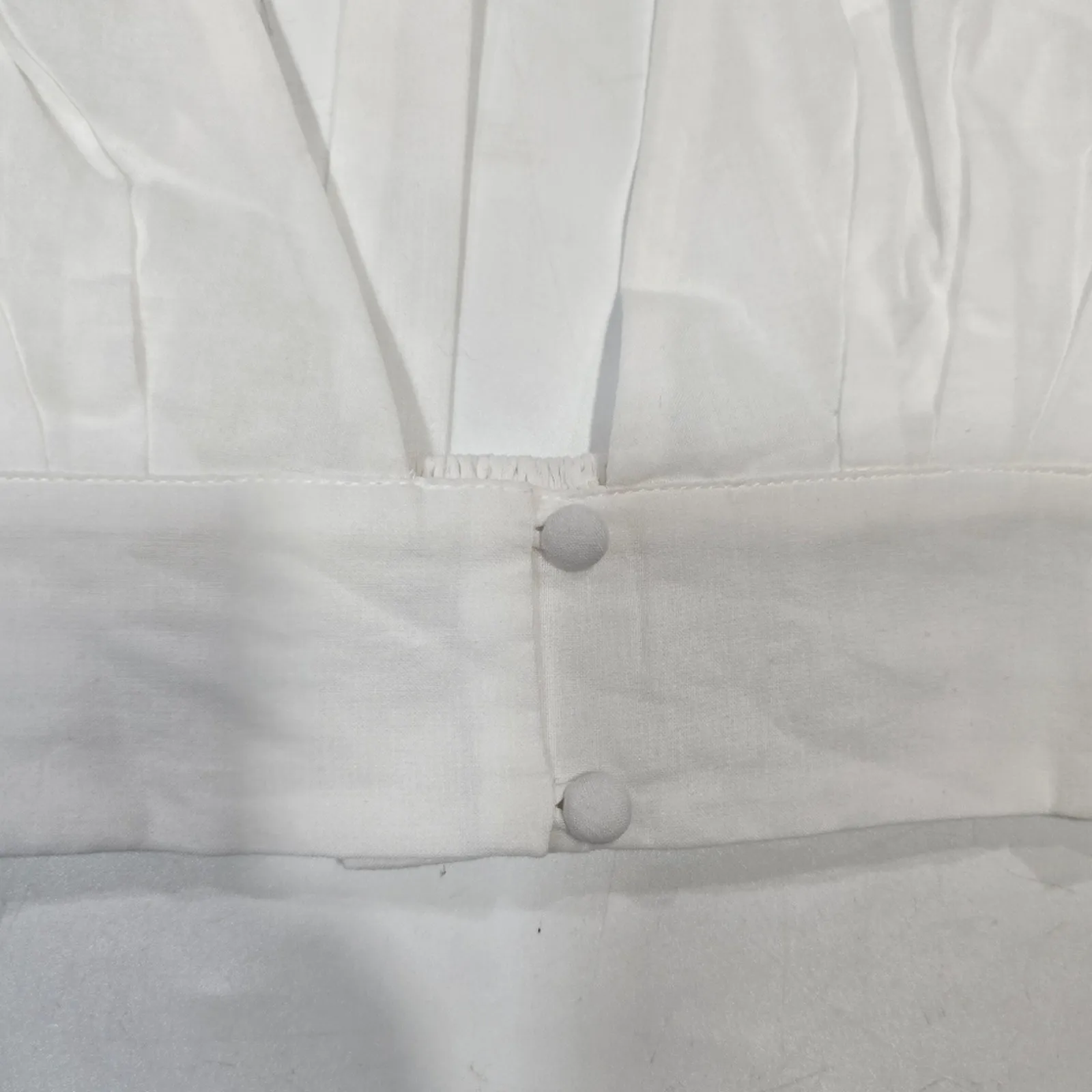 Tularosa Trixie Crop Top in White Large - Image 4