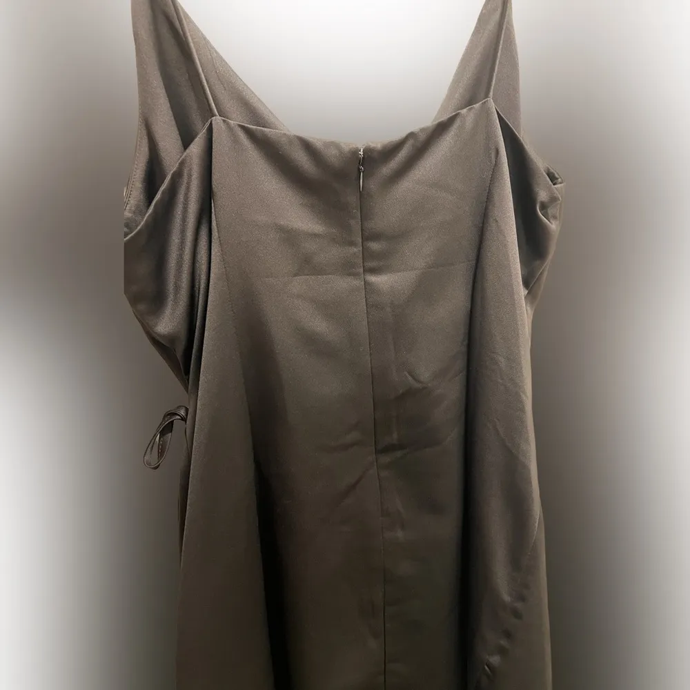 LIKE NEW BLACK TOPSHOP WRAP DRESS SIZE 12 - Image 3