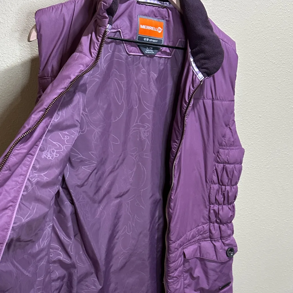 Merrell Size XL Opti Warm Purple Quilted Vest - Image 6