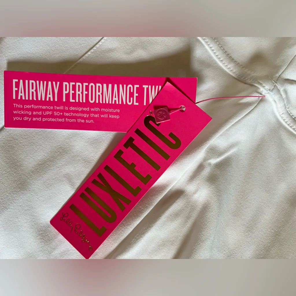 Lilly Pulitzer Pleated White Golf Skort. Women’s 16. NWT - Image 3