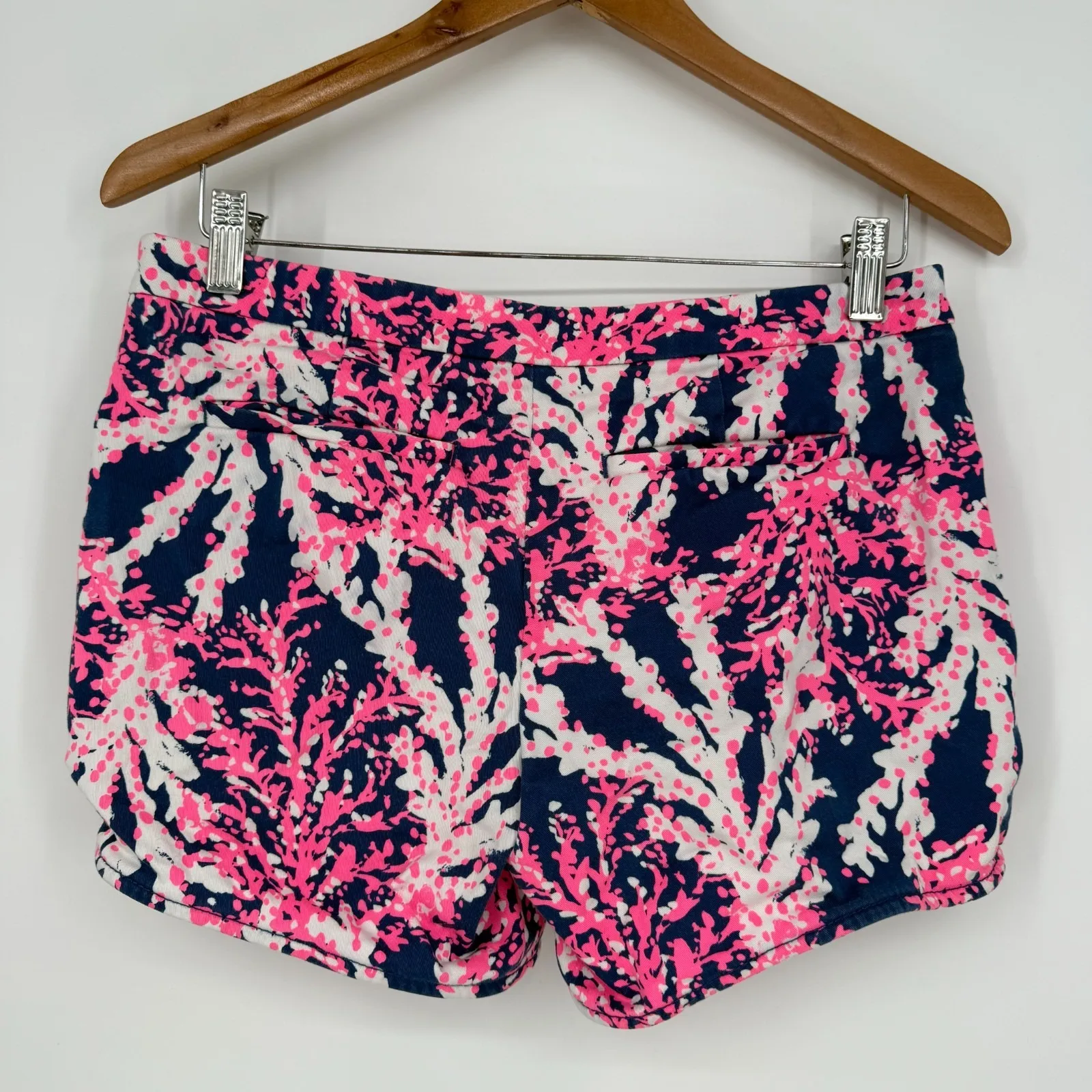 Lilly Pulitzer Hazelle‎ Shorts Womens 4 Multicolor Tropical Coral Reef Print - Image 5
