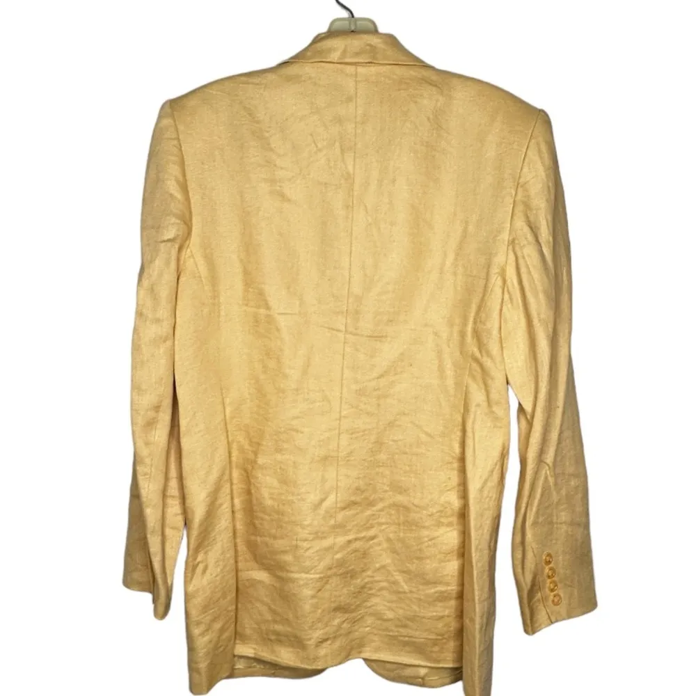 Vintage‎ Embassy Row Pure Linen Blazer Size 6 - Image 3