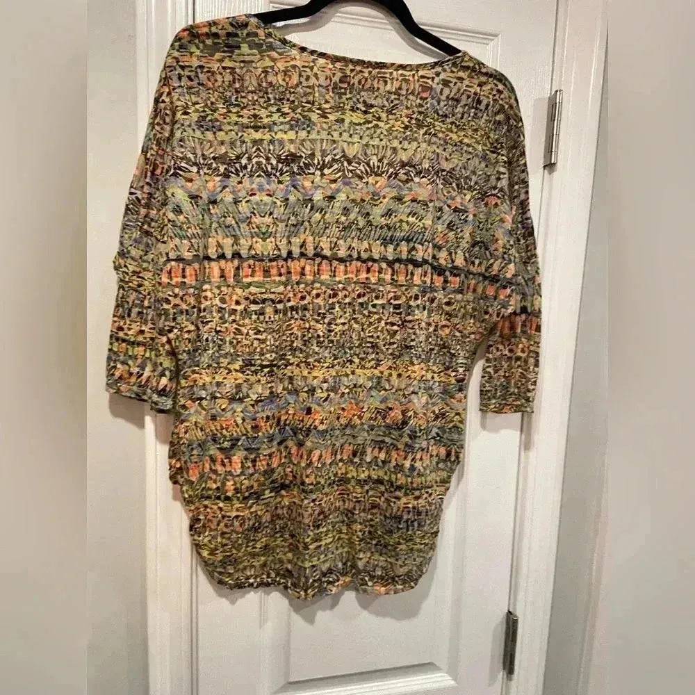 Feather Clothing Soft Brushed Cotton Dolman Sleeve Scoop Neck Top Size M Blue Size M - Image 7