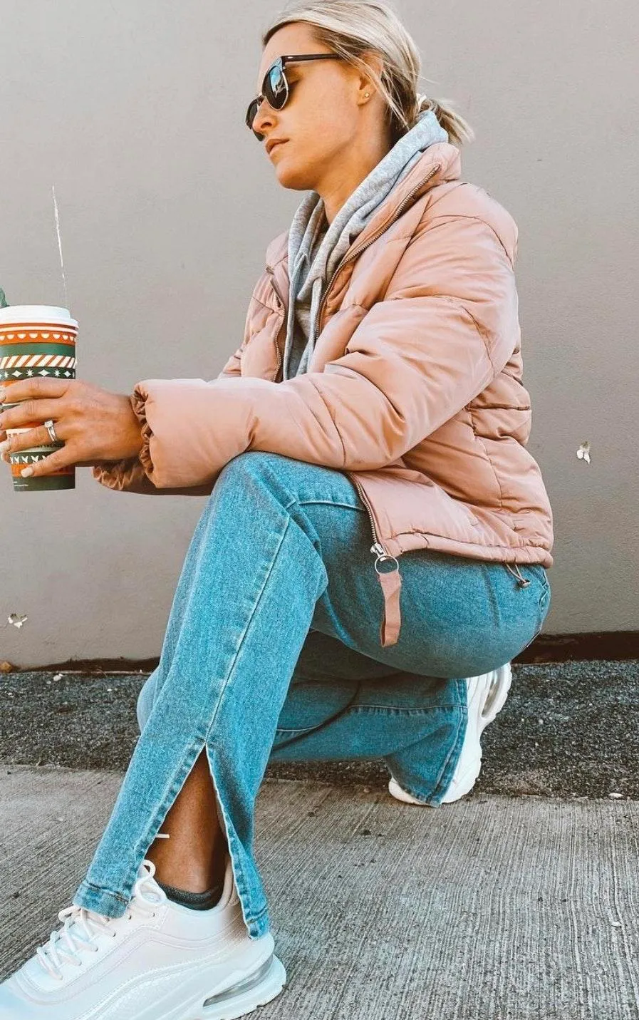 Tan Puffer Jacket! - Image 3