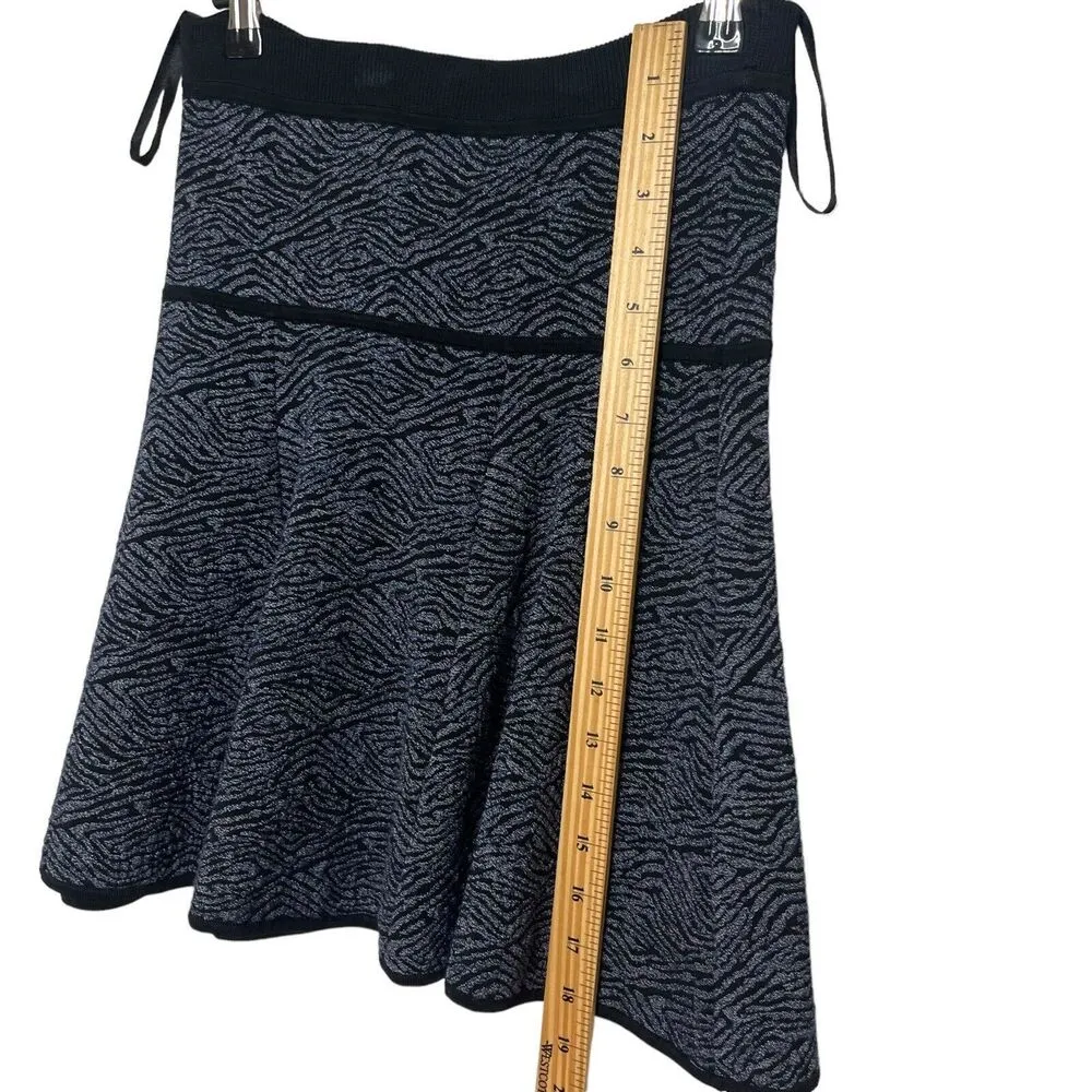 A.L.C ALC Knit Mini Skirt Flared High Waist Designer Stretch Womens Size XS - Image 9