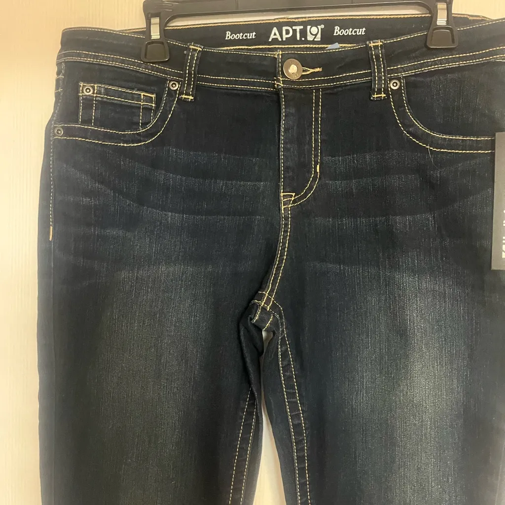Apt. 9 Women's Deep Indigo Boot Cut Jeans - Image 3