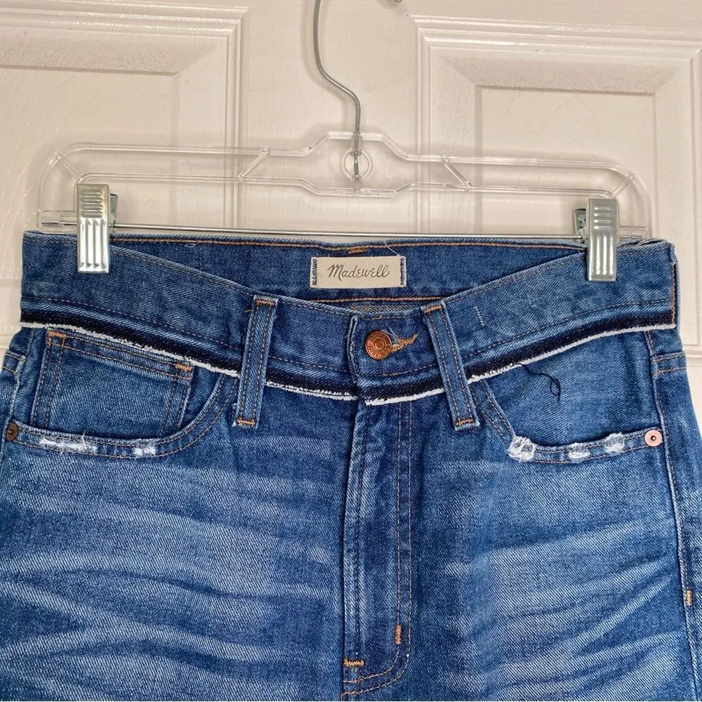 MADEWELL Retro Crop Bootcut Jeans: Knee-Rip Edition Size 26 - Image 5