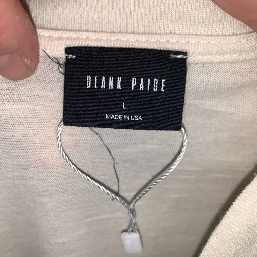 Blank Paige Kill them With Kindness L ivory graphic basic tee - Image 4