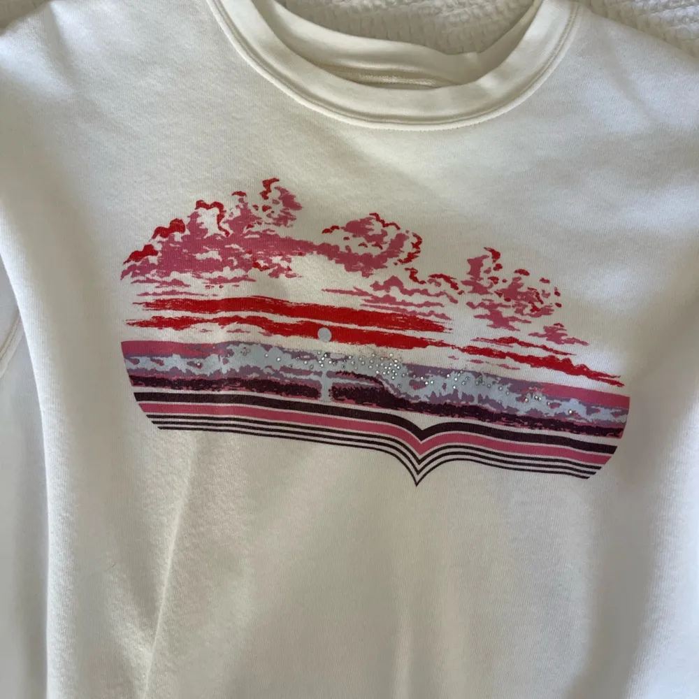 Xirena Crew Neck Sweatshirt White Size M - Image 2