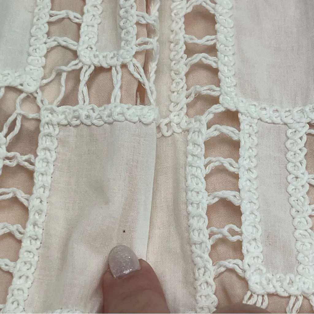 Ba&sh Anira Skirt Off‎ White Pull-On Lined Womens Size XS Cotton NEW *TINY FLAW - Image 12