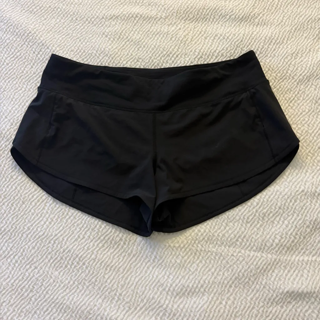 Lululemon Speed Up Shorts Low Rise 2.5” Black Size 8 Retired 2020 Edition - Image 6