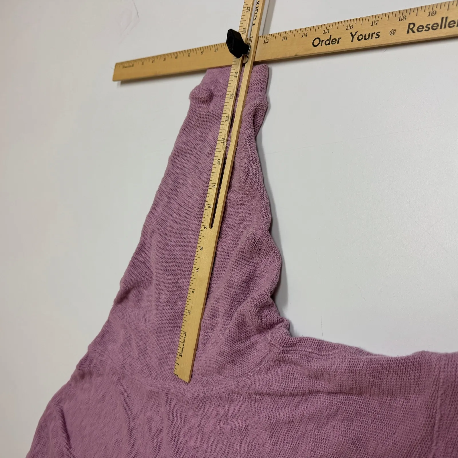 Free People Sweater Womens X Small Pink Purple Come Again Tee Oversized Knit - Image 14