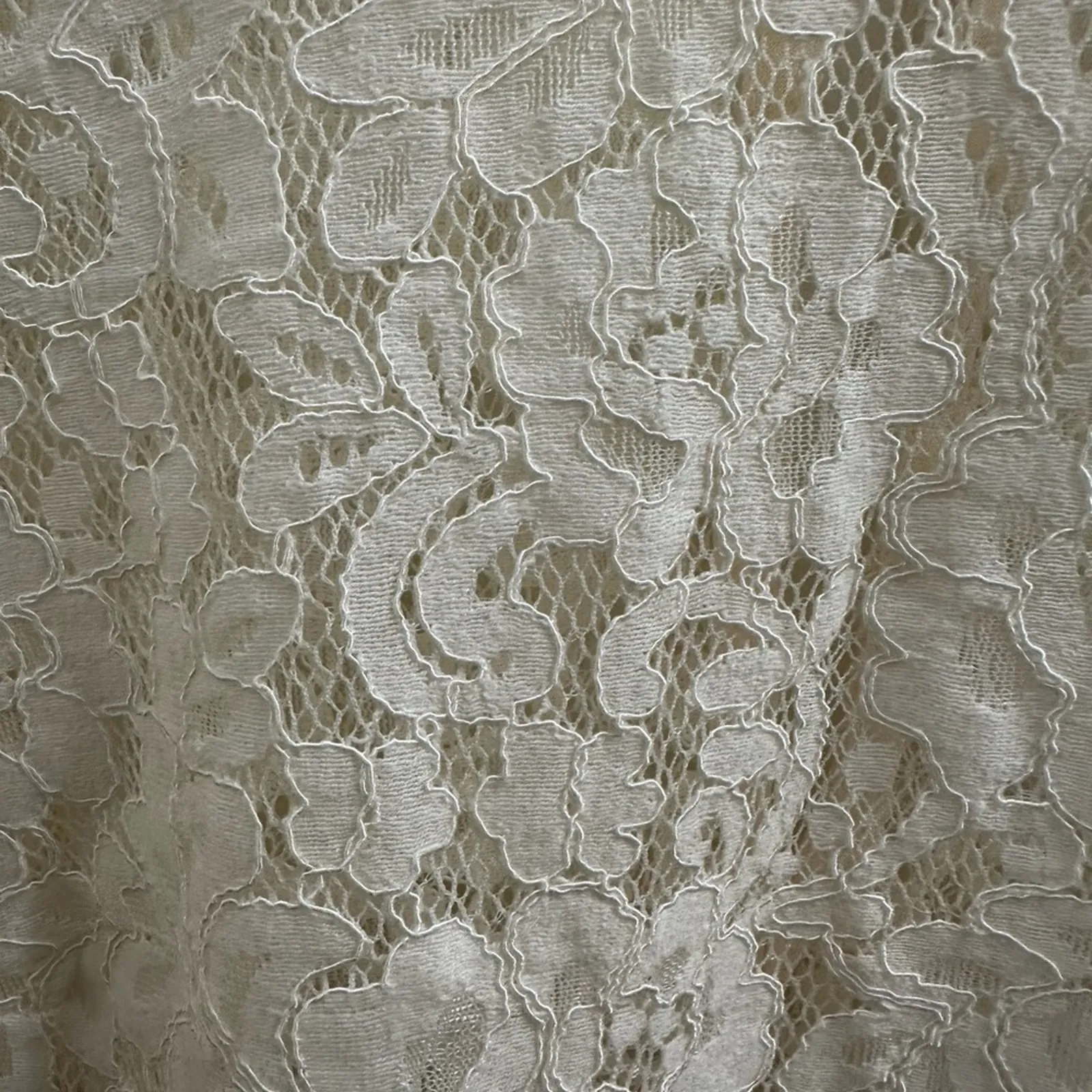 NWT Abercrombie & Fitch Full Lace Long-sleeve White Top Bridal New XS 0 2 - Image 5