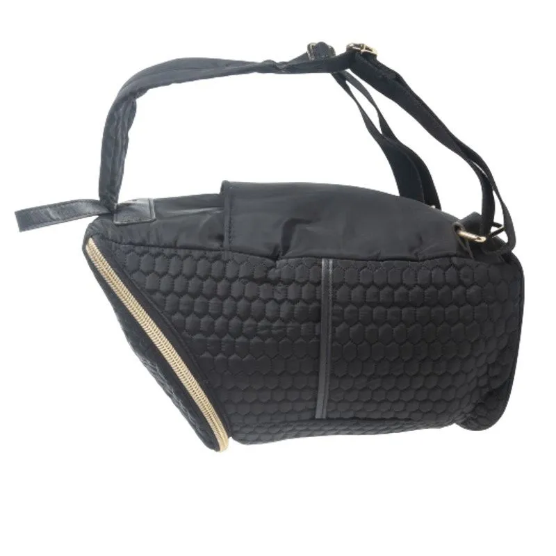 AIMEE KESTENBERG Sardinia Backpack Black Lightweight Quilted Travel Lifestyle - Image 3