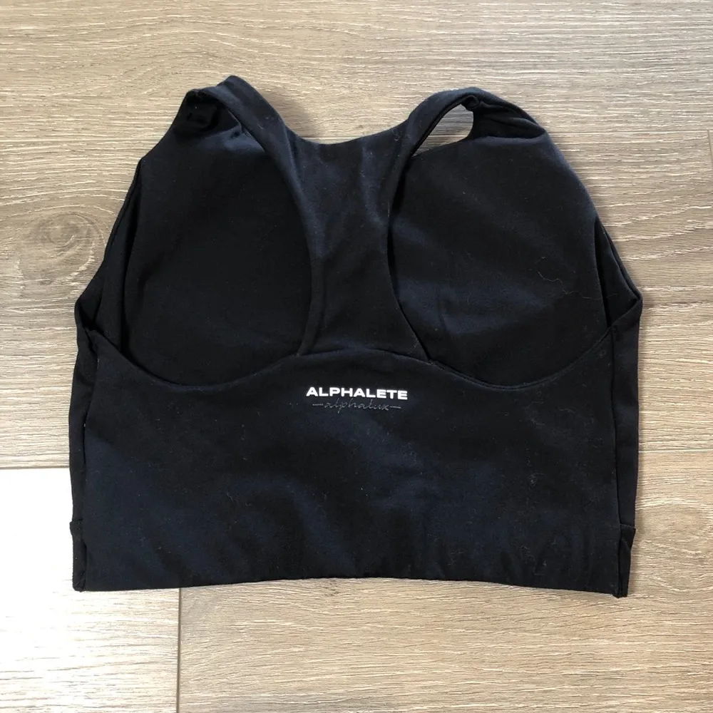 Alphalete Alphalux Supreme Black Sports Bra Womens Size Small - Image 10