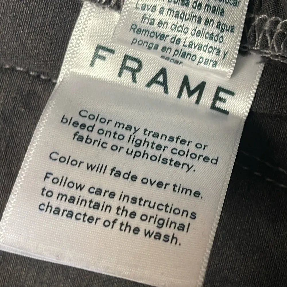 Frame Le Skinny Double Raw Edge Jeans in Carlton Studs Size 30 - Image 13