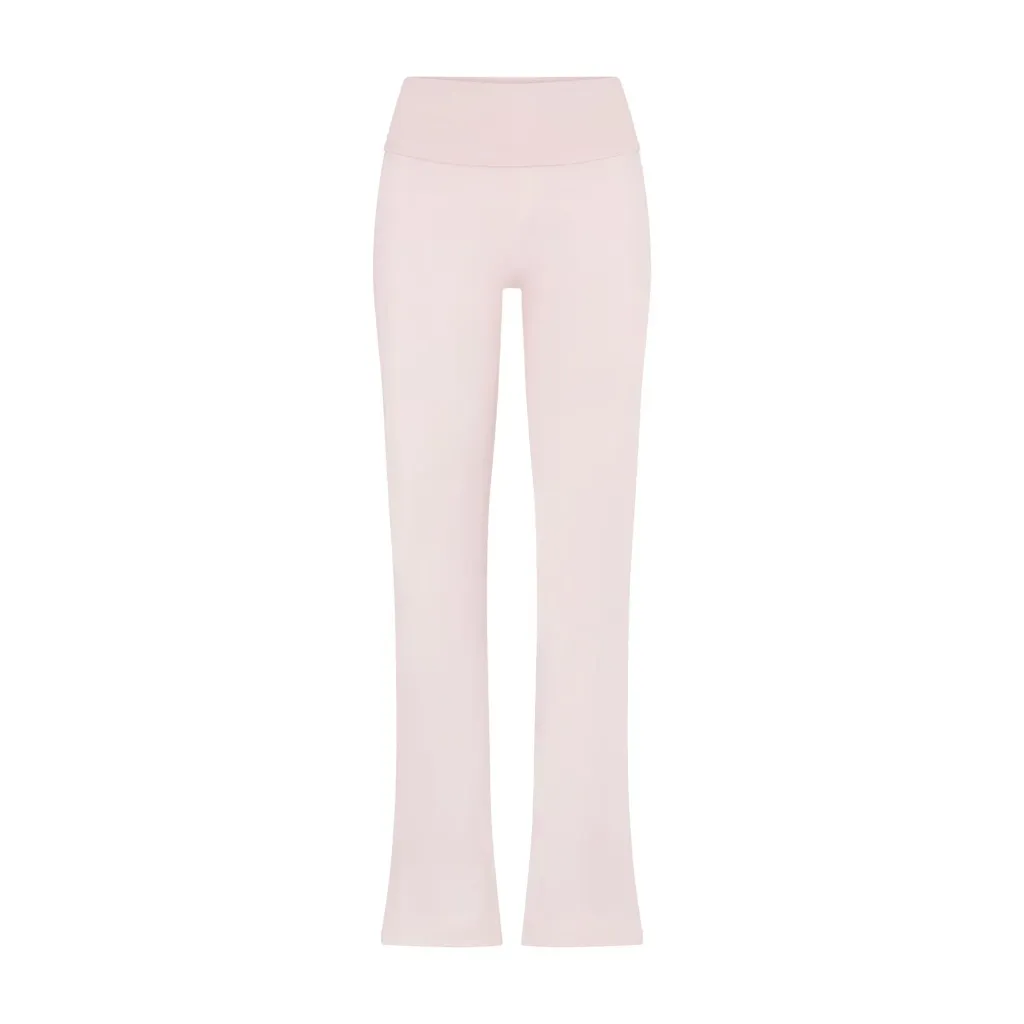 Skims Cotton Jersey Foldover Pant in Barely Pink, Size Medium - Image 3