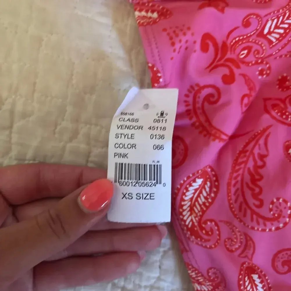 PacSun LA Hearts pink floral paisley bikini bottoms NWT XS - Image 3