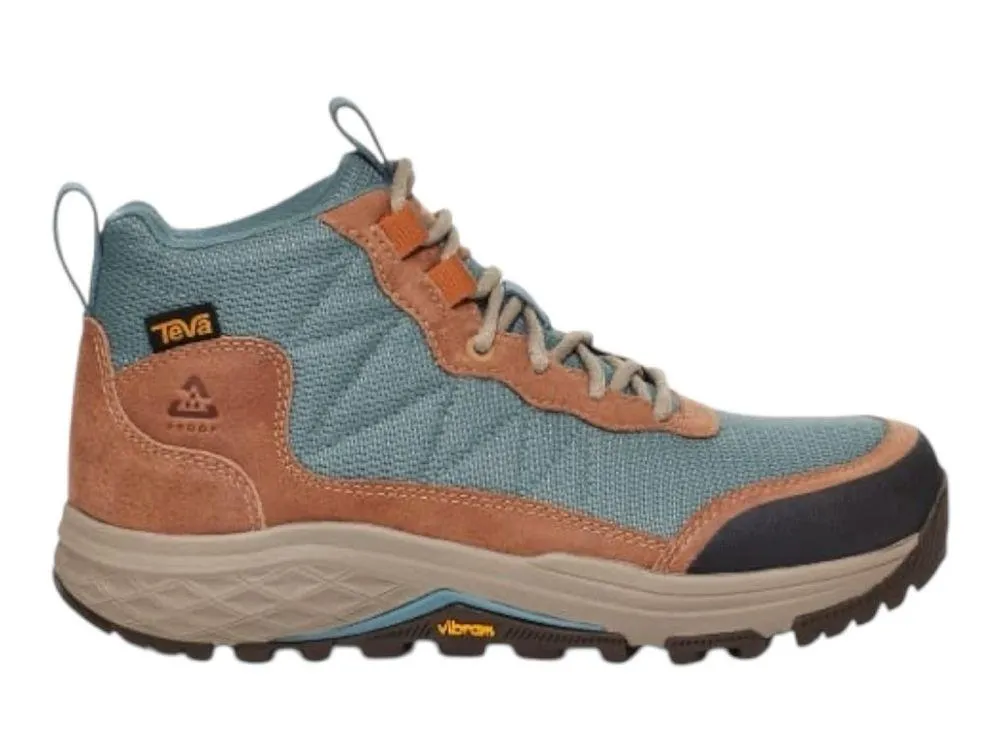 Teva Women’s Tan Light Blue Ridgeview Hiking Boot Size 7 - Image 3
