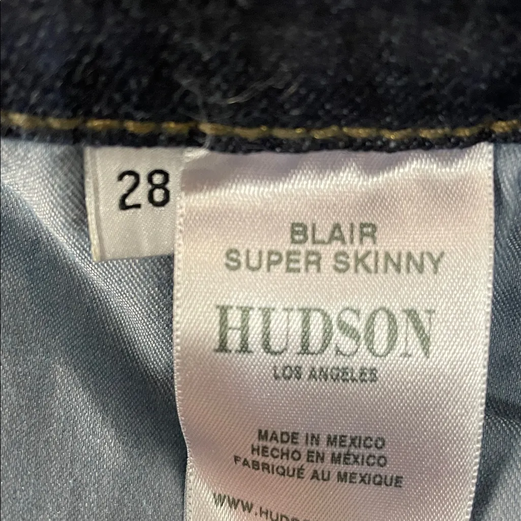 Hudson Blair High Rise Super Skinny Jeans - Image 6