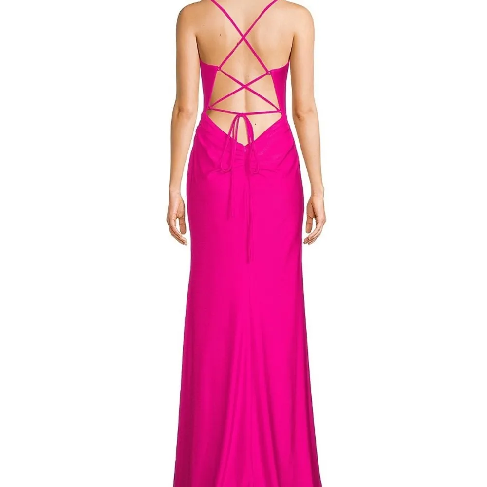 Gianni Bini Prom Magenta Pink Evening Gown - Image 5