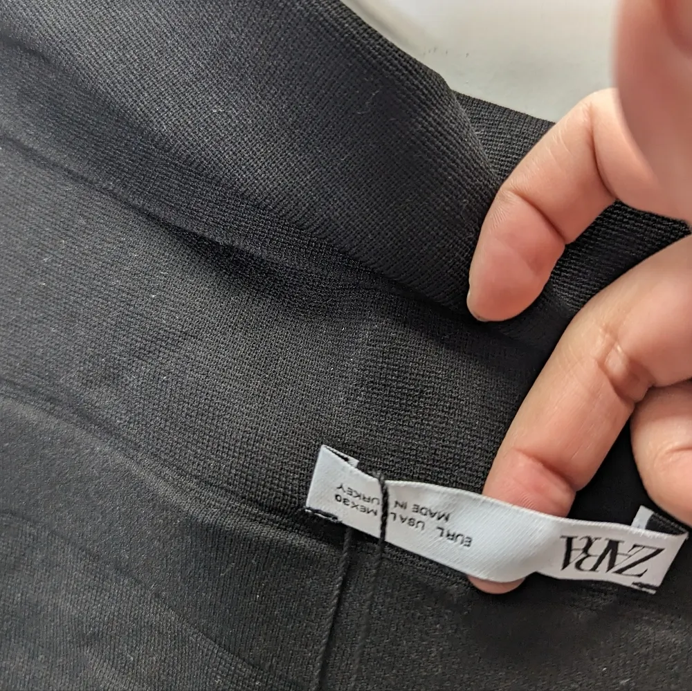 ZARA CROPPED KNIT TOP off the shoulders size L NWT - Image 7