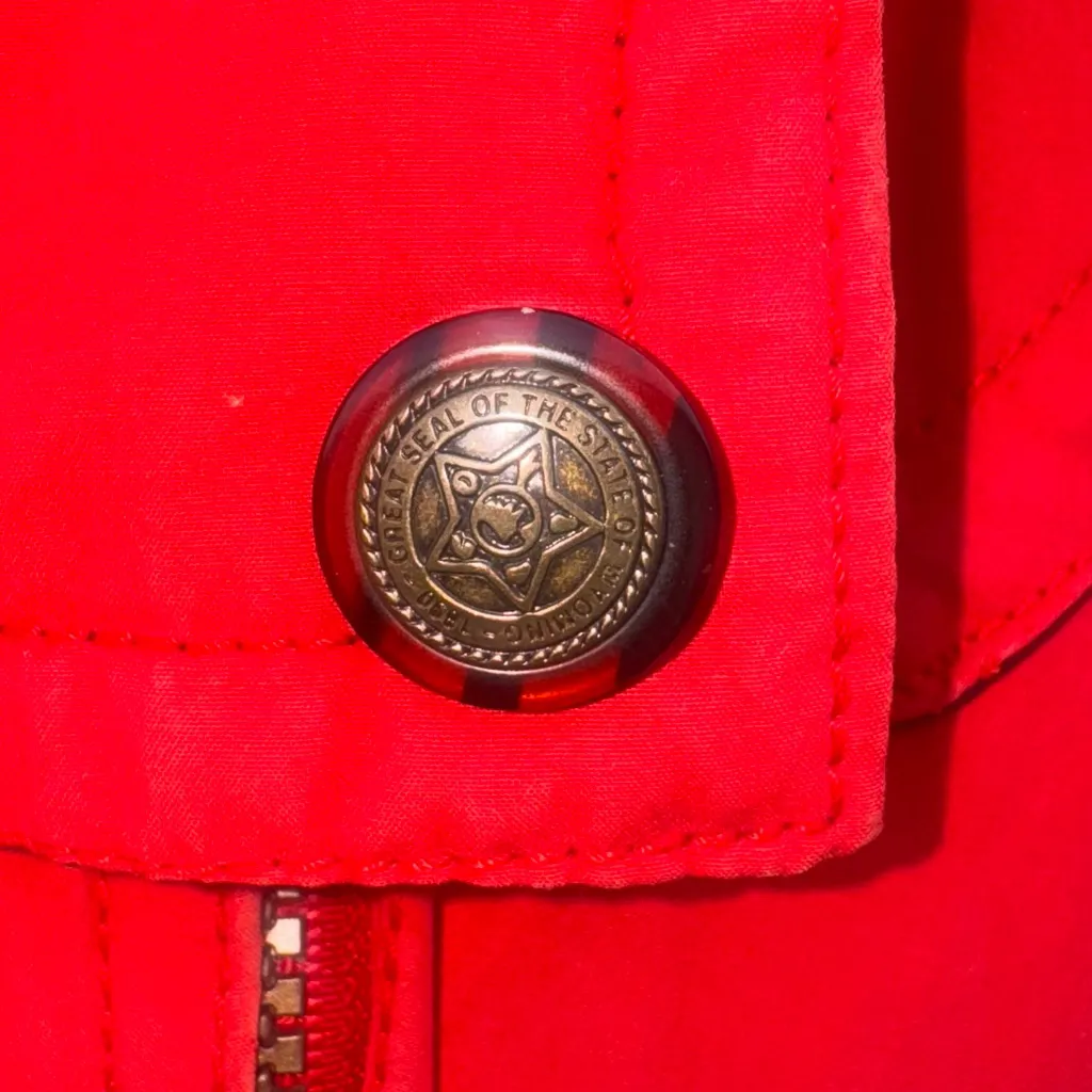 Powderhorn Red & Black Ski Vintage Snowboard Snowsuit Women's Size 8 - Image 4