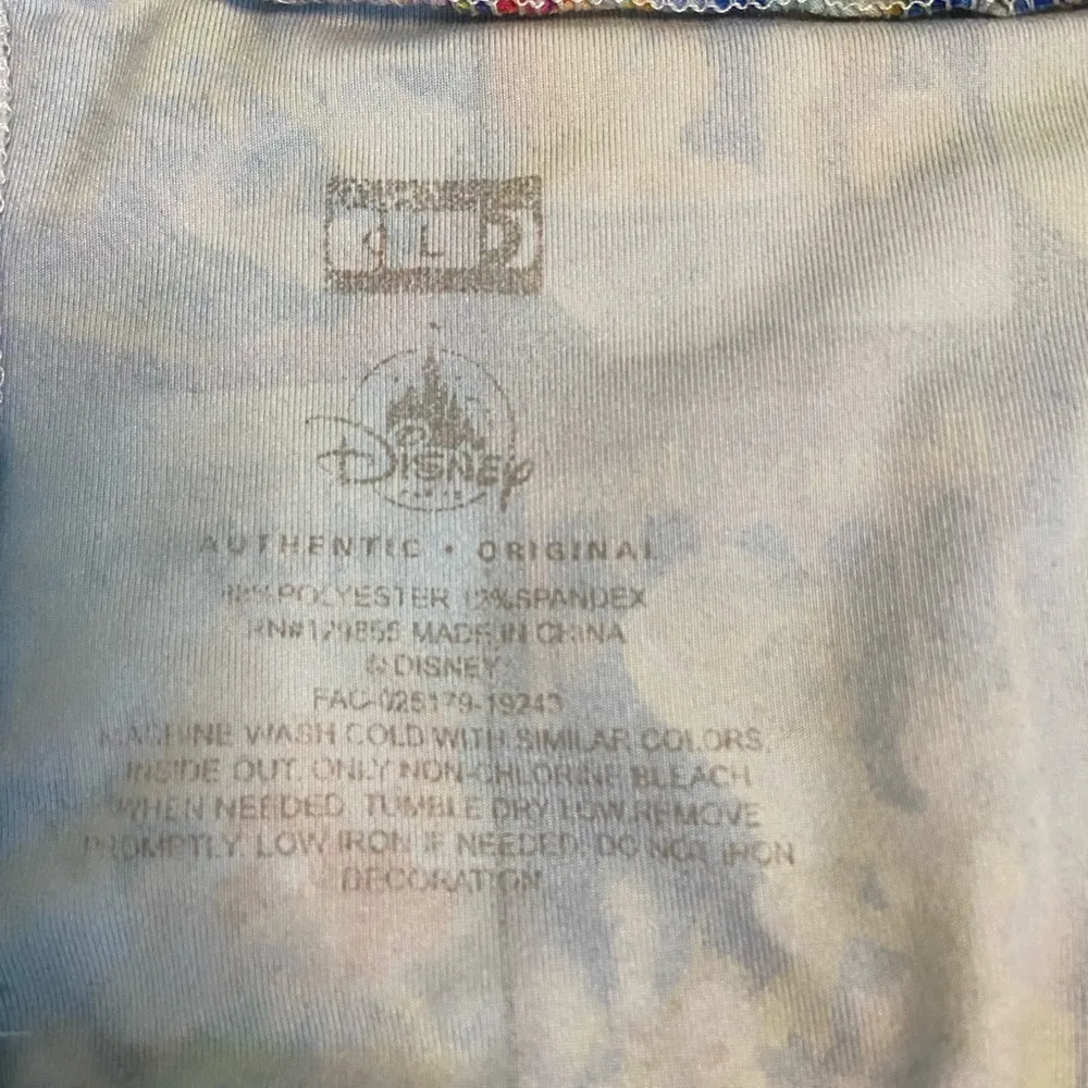 DISNEY Store Leggings Size Large Stretch All Over Print Classic Movies - Image 2