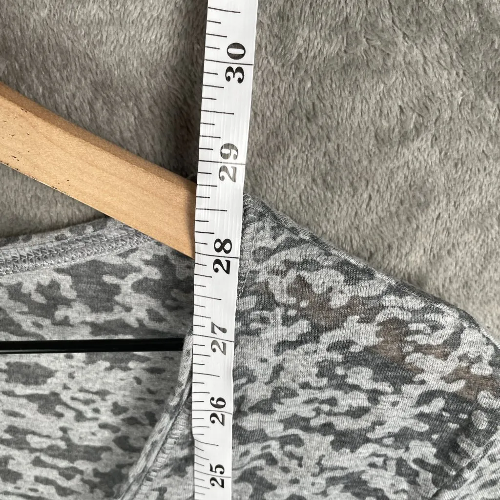 VTG Cowgirl Hardware Rhinestone Horseshoe Graphic Tee Womens XL Gray Burnout Y2K - Image 5