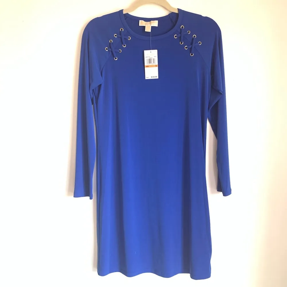 MICHAEL KORS Royal Blue Dress Size S‎ - Image 3