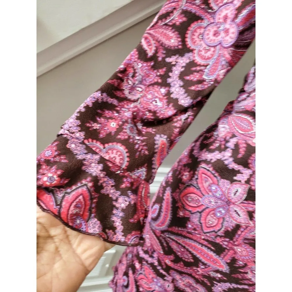 Liz Lange Maternity Women's Multicolor 100% Polyester Knee Length Dress - Image 5