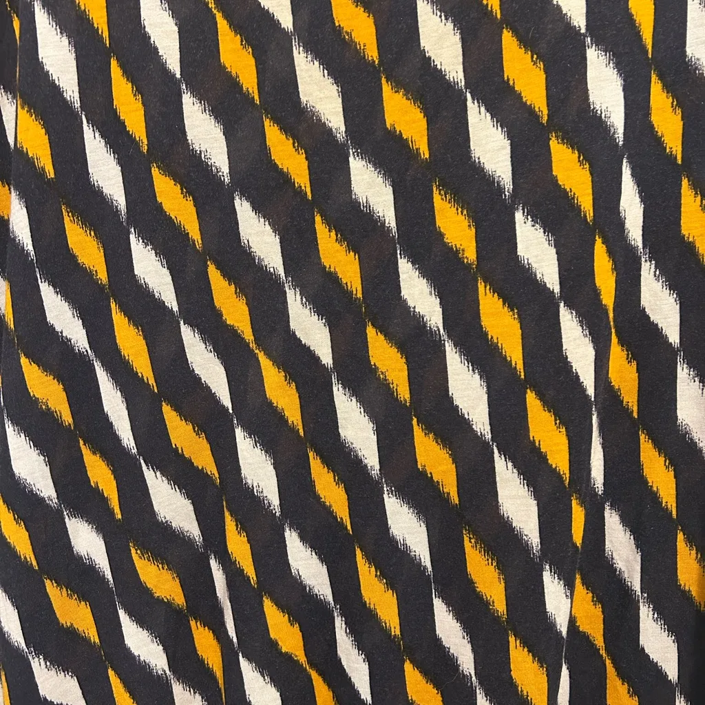 Michael Kors Geometric Pattern Blouse with Side Tie Knot Size 1X - Image 7