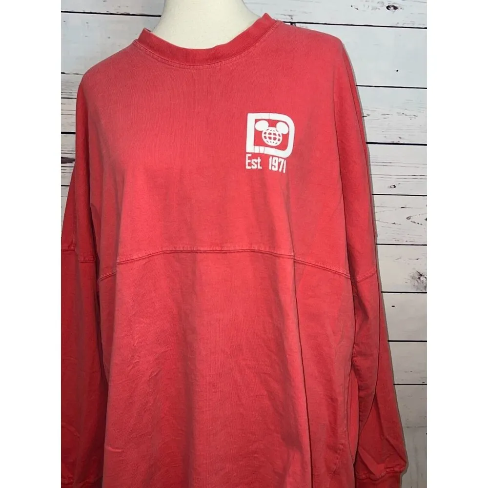 Disney Parks Spirit Jersey Pullover Sweatshirt Top Walt Disney World 2XL XXL USA - Image 5