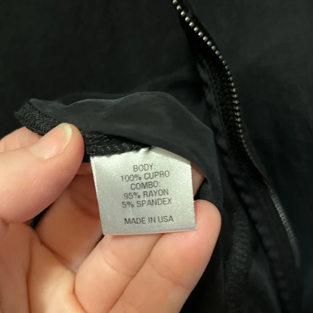 Lola and Sophie black full zip lightweight‎ jacket sz large - Image 6